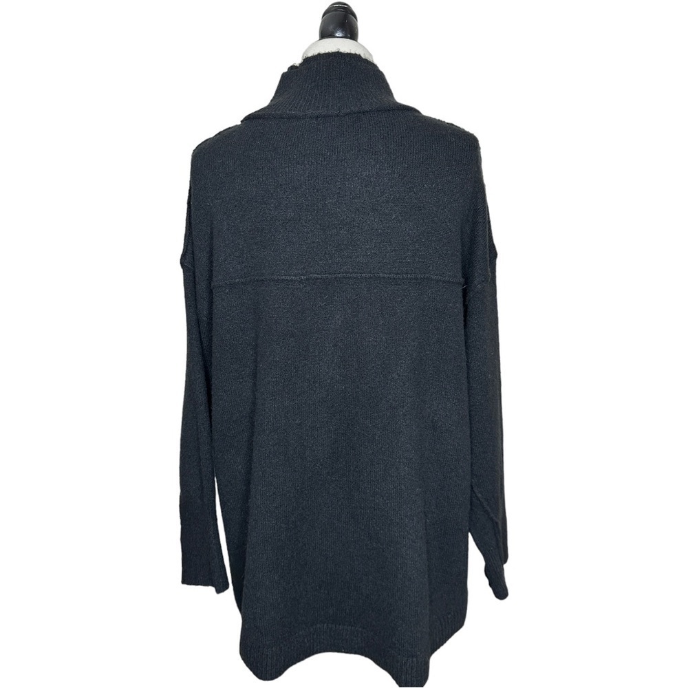 Urban Daizy Black Oversize Double Layer Mock Turt… - image 5